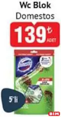 DOMESTOS WC BLOK 5'Lİ DOMESTOS WC BLOK 5'Lİ